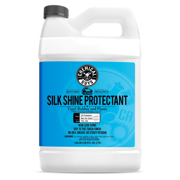 Silk Shine Vinyl. Rubber. Plastic Satin Protectant Dressing